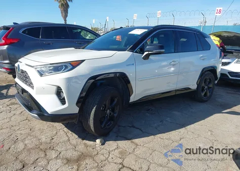 2020 Toyota Rav4 Hybrid Xse из США, поврежденный, VIN 2T3EWRFV1LW047355